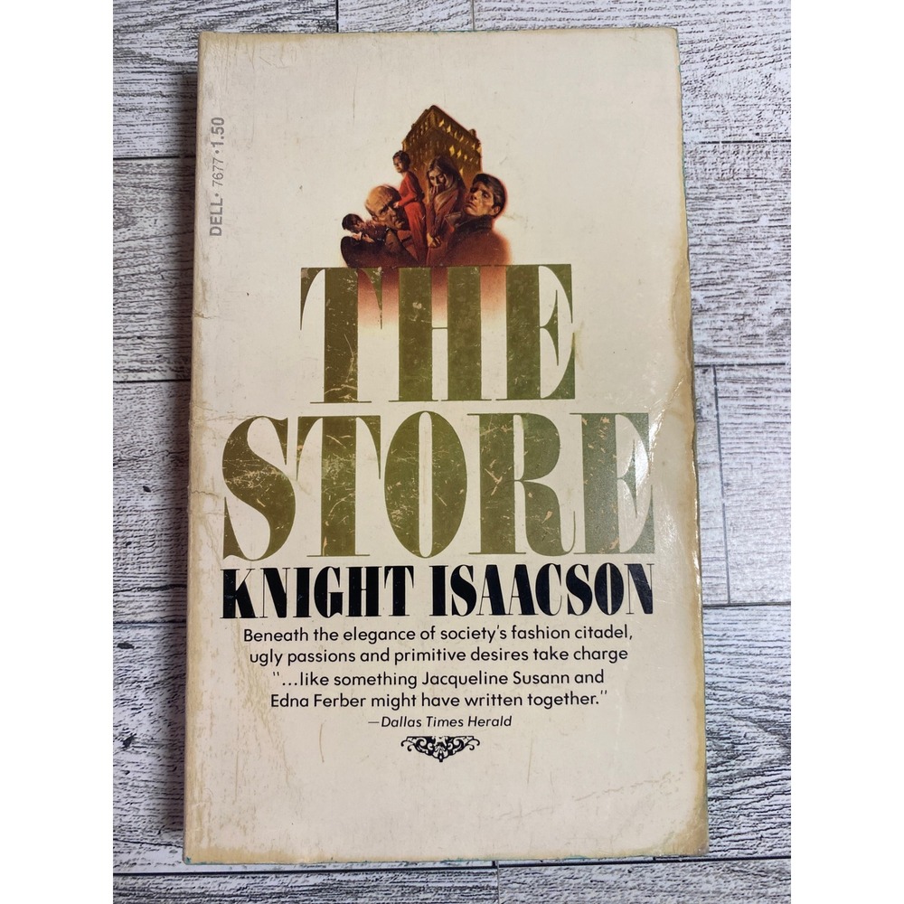 The Store by Knight Isaacson 1975 Vintage Dell Paperback Fashion Drama Novel